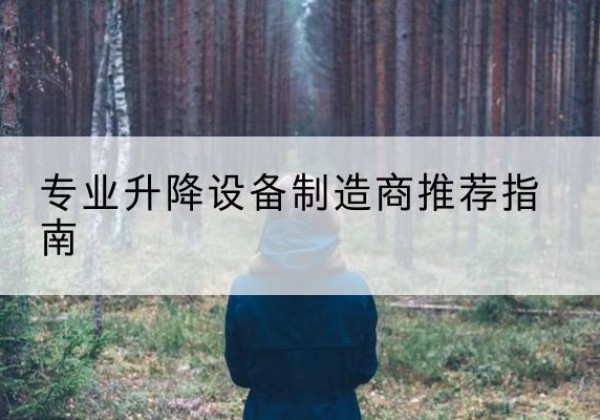 亭湖电动剪叉升降平台厂家-专业升降设备制造商推荐指南